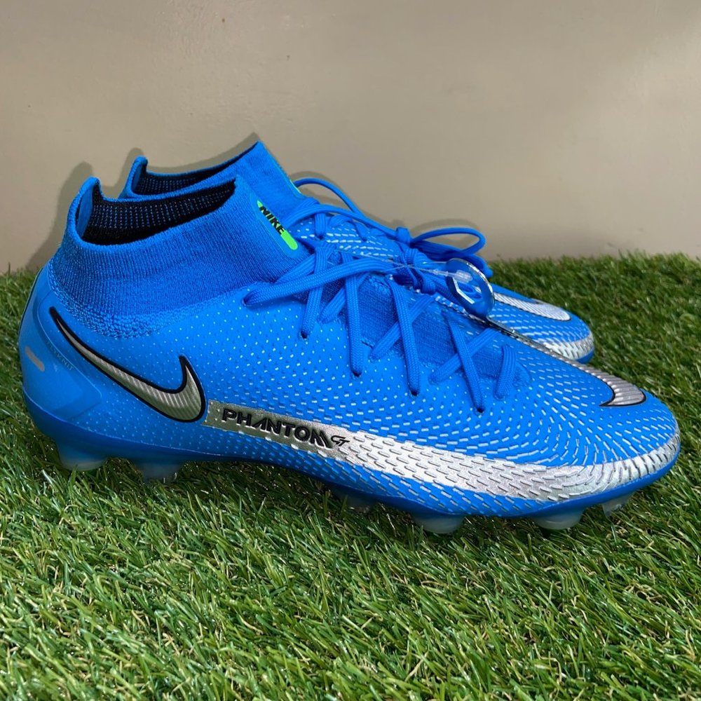 Nike Phantom GT Elite DF SG-PRO ACC Soccer Cleats CW6591-401 Men 6 Wmn 7.5 NEW